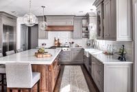 Stunning Wood Floor Ideas To Beautify Your Kitchen Room 30