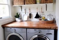 Wonderful Laundry Room Decorating Ideas For Small Space 01