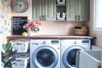 Wonderful Laundry Room Decorating Ideas For Small Space 09