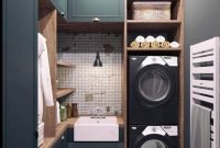 Wonderful Laundry Room Decorating Ideas For Small Space 16