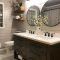 Amazing Bathroom Decor Ideas With Farmhouse Style 21