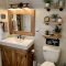Amazing Bathroom Decor Ideas With Farmhouse Style 27