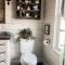 Amazing Bathroom Decor Ideas With Farmhouse Style 29