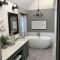 Amazing Bathroom Decor Ideas With Farmhouse Style 34
