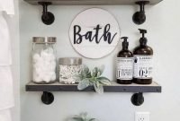 Amazing Bathroom Decor Ideas With Farmhouse Style 36