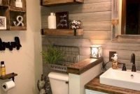 Amazing Bathroom Decor Ideas With Farmhouse Style 40