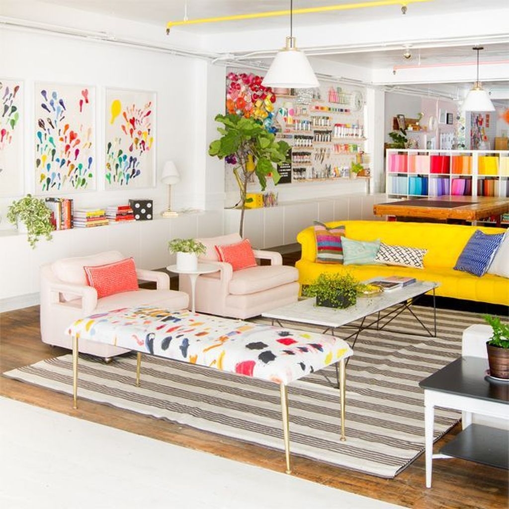 Best Ideas To Bring A Pop Of Bright Color Into Your Interior Design 09