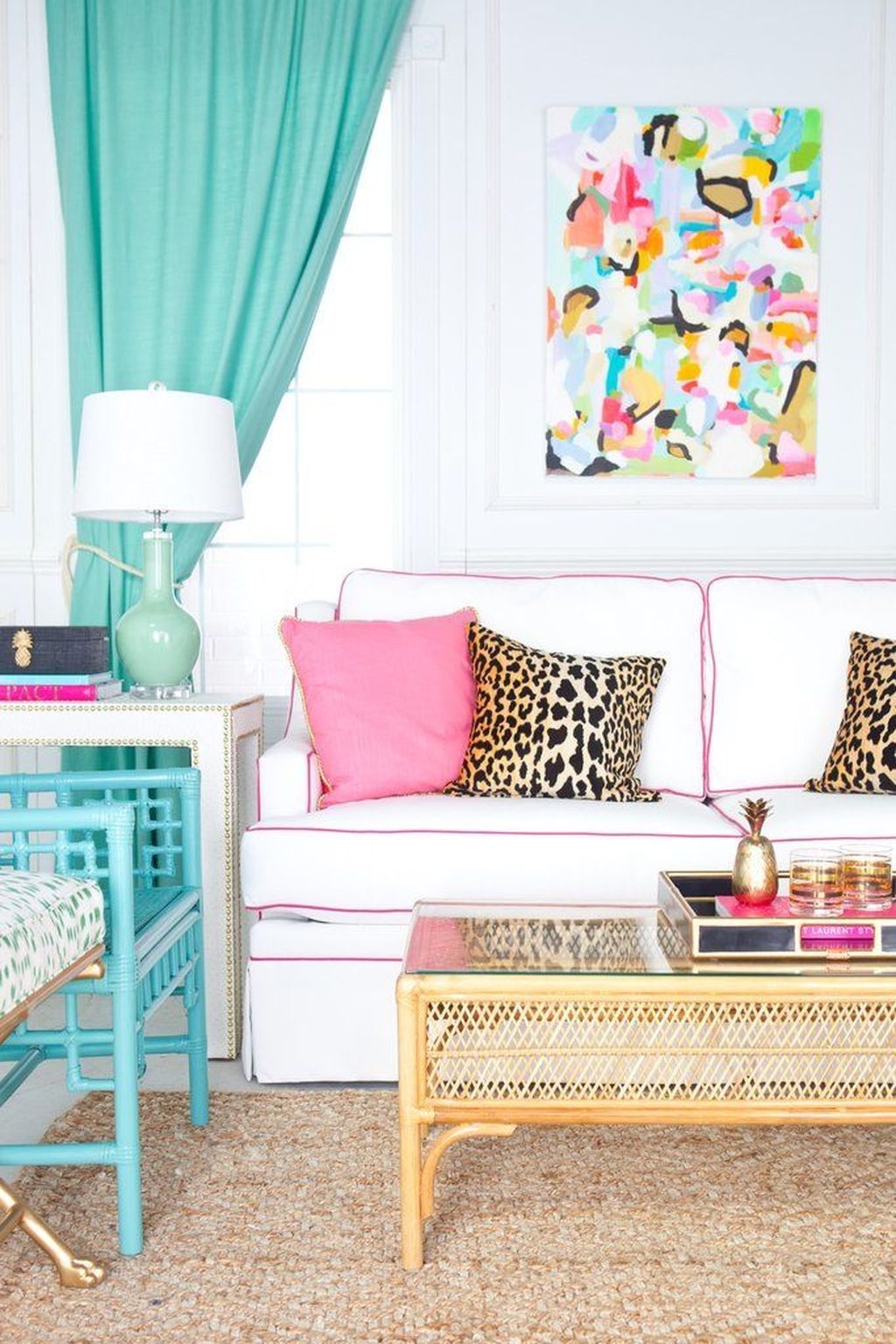 Best Ideas To Bring A Pop Of Bright Color Into Your Interior Design 22