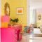 Best Ideas To Bring A Pop Of Bright Color Into Your Interior Design 34