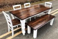 Creative Farmhouse Table Design Ideas With Rustic Style 22