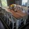Creative Farmhouse Table Design Ideas With Rustic Style 23