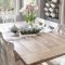 Creative Farmhouse Table Design Ideas With Rustic Style 27