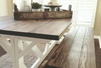 Creative Farmhouse Table Design Ideas With Rustic Style 29