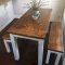 Creative Farmhouse Table Design Ideas With Rustic Style 33