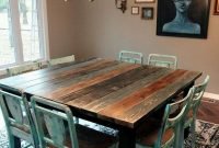 Creative Farmhouse Table Design Ideas With Rustic Style 35