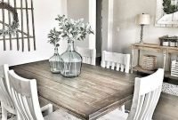 Creative Farmhouse Table Design Ideas With Rustic Style 37