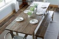 Creative Farmhouse Table Design Ideas With Rustic Style 40