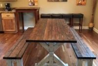 Creative Farmhouse Table Design Ideas With Rustic Style 44