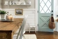 Creative Farmhouse Table Design Ideas With Rustic Style 46