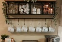 Fantastic DIY Coffee Bar Ideas For Your Home 15