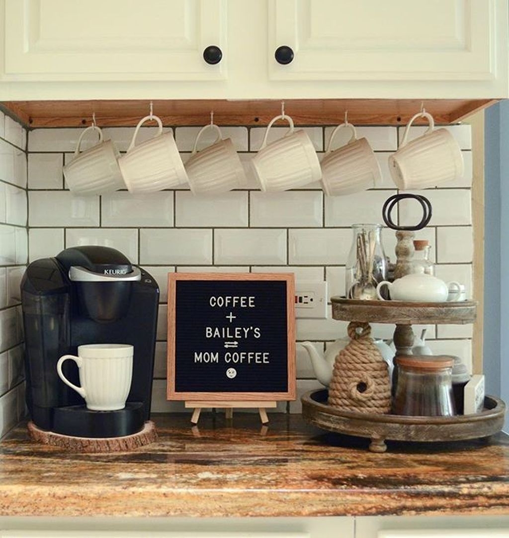 Fantastic DIY Coffee Bar Ideas For Your Home 18