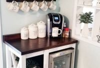 Fantastic DIY Coffee Bar Ideas For Your Home 29