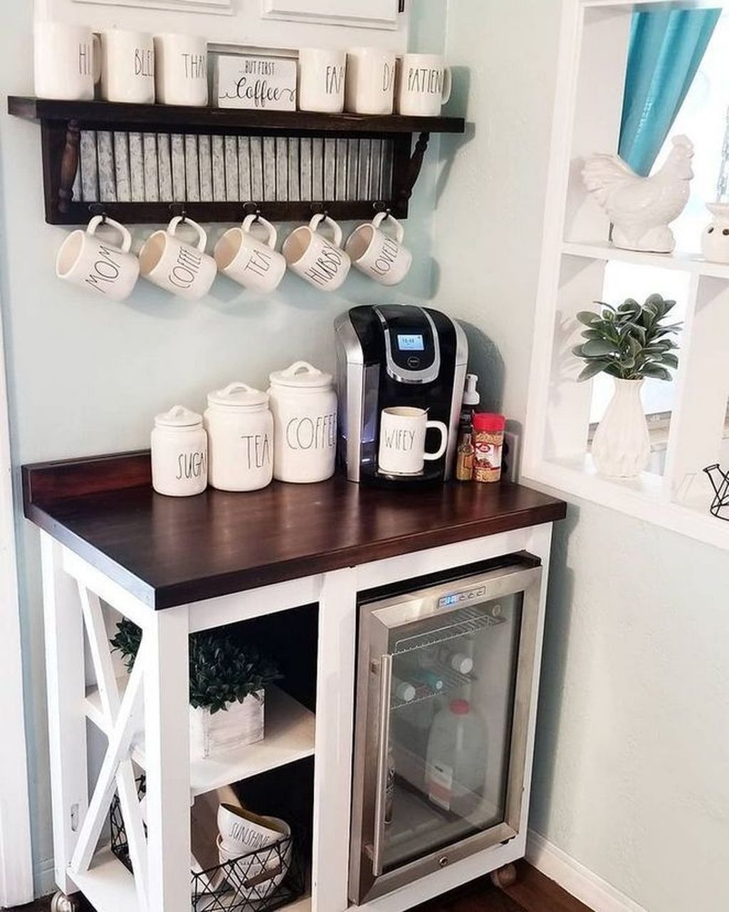 Fantastic DIY Coffee Bar Ideas For Your Home 29