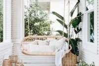 Impressive Porch Swing Ideas To Get Comfort In Relaxing 06