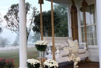 Impressive Porch Swing Ideas To Get Comfort In Relaxing 17