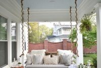 Impressive Porch Swing Ideas To Get Comfort In Relaxing 25
