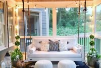 Impressive Porch Swing Ideas To Get Comfort In Relaxing 27