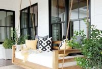 Impressive Porch Swing Ideas To Get Comfort In Relaxing 33