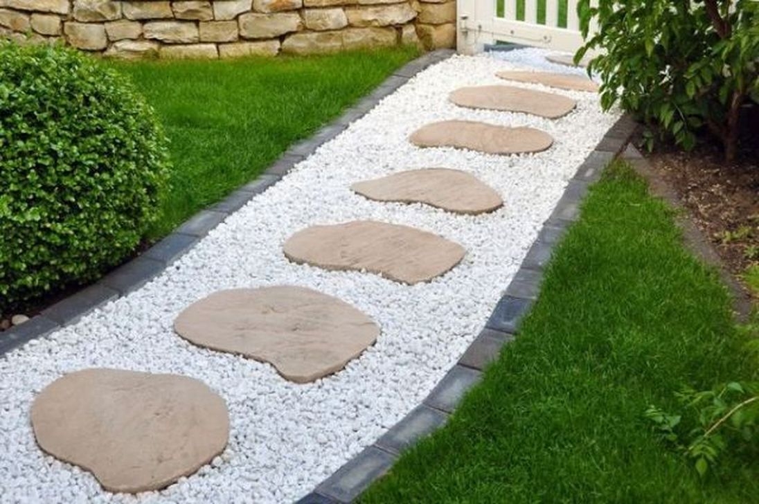 Newest Stepping Stone Pathway Ideas For Your Garden 24
