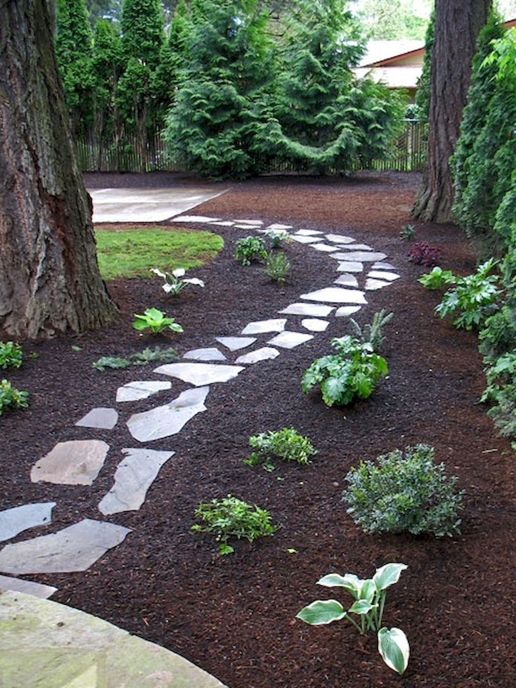 Newest Stepping Stone Pathway Ideas For Your Garden 44