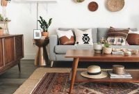 Rustic Living Room Decoration Ideas With Bohemian Style 02
