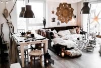 Rustic Living Room Decoration Ideas With Bohemian Style 12