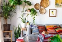 Rustic Living Room Decoration Ideas With Bohemian Style 20