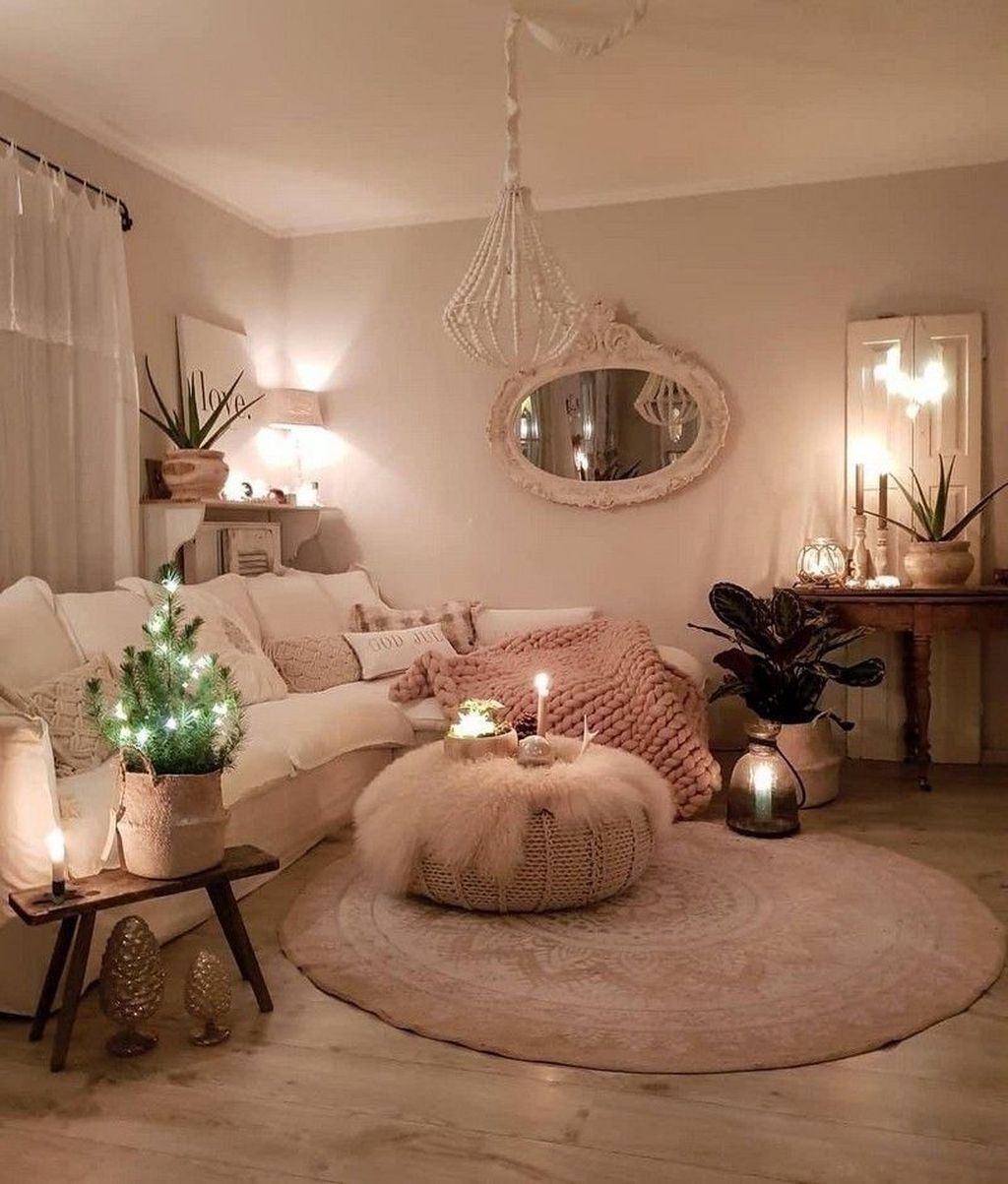Rustic Living Room Decoration Ideas With Bohemian Style 42