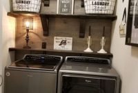 Stunning Small Laundry Room Design Ideas 20