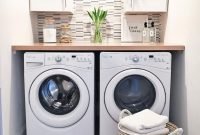 Stunning Small Laundry Room Design Ideas 46