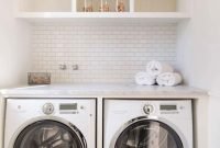 Stunning Small Laundry Room Design Ideas 47