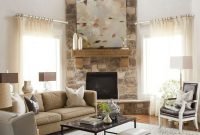The Best Corner Fireplace Ideas For Your Living Room 06