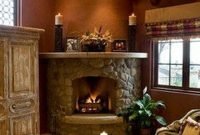 The Best Corner Fireplace Ideas For Your Living Room 47