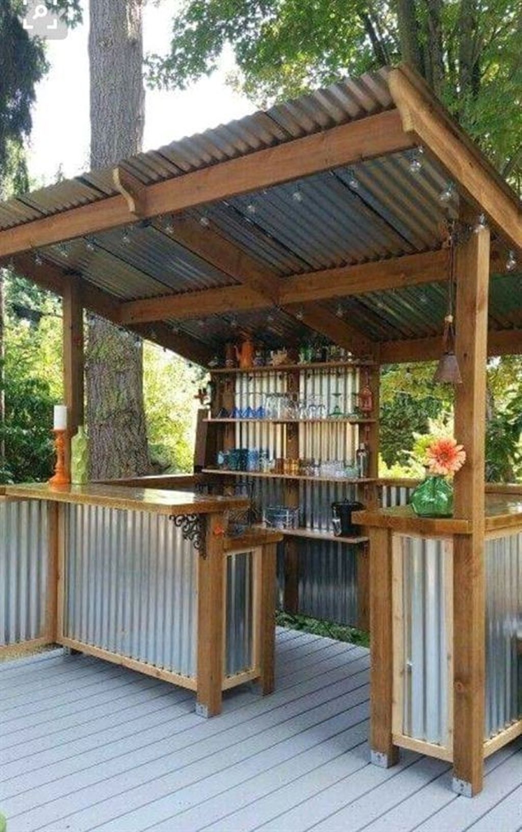 Unusual DIY Outdoor Bar Ideas On A Budget 26