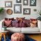 Adorable Colorful Pillow Ideas For Cozy Living Room 21