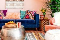 Adorable Colorful Pillow Ideas For Cozy Living Room 31