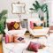 Adorable Colorful Pillow Ideas For Cozy Living Room 44