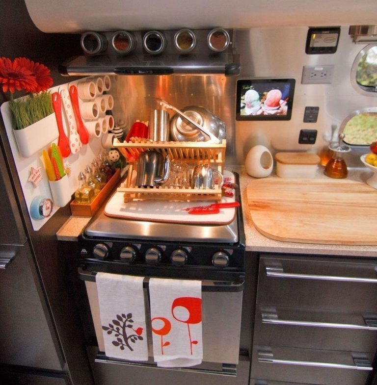 30+ Best RV Kitchen Storage Ideas For Cozy Cook When The Camping LOVAHOMY
