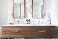 Outstanding Bathroom Design With Stunning Wood Shades 18