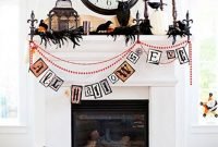 Spooktacular Halloween Mantel Decoration To Scare Away Your Guests 06